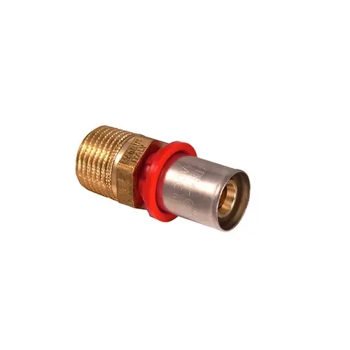 RACCORDO DIRITTO MASCHIO A PRESSARE PER MULTISTRATO. Misura 1/2" x 16 Goedkoop