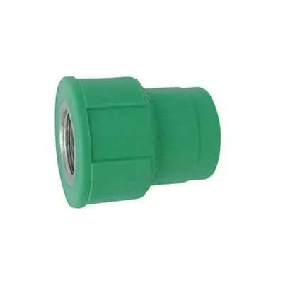 Betrouwbaar RACCORDO FILETTATO FEMMINA IN POLIPROPILENE. Misura 1" x Diam. 32 Grigio