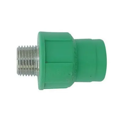 Aanbieding RACCORDO FILETTATO MASCHIO IN POLIPROPILENE. Misura 3/4 x Diam. 25 Grigio