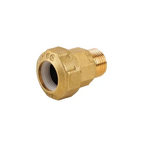 RACCORDO MASCHIO IN OTTONE PER TUBO PE. Misura 1" x 32 Voordeelprijs