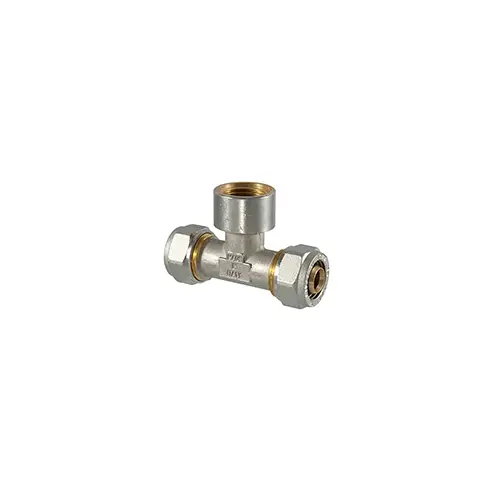 Gratis Retour RACCORDO TEE FEMMINA A COMPRESSIONE PER MULTISTRATO. Misura 20 x 1/2 x 20