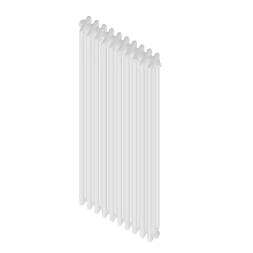 Beperkt Aanbod RADIATORE TUBOLARE ARDESIA 3 COLONNE H856. Modello 12 Elementi Nero