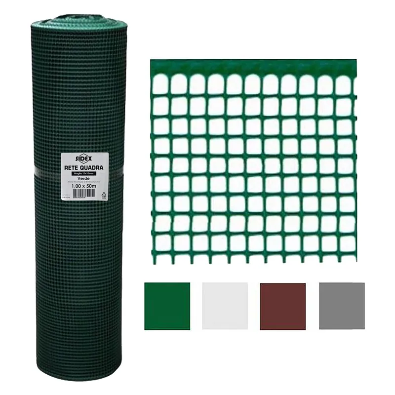 RETE DI PROTEZIONE PER BALCONI ‘QUADRANET‘ mt. 1 x 50 - (maglia 5 x 5 mm) colore verde. Modello mt. 1 x 50 - (maglia 5 x 5 mm) colore verde Lage Prijs