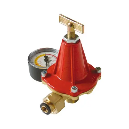 RIDUTTORE GAS ALTA PRESSIONE 12 KG/H CON MANOMETRO MOD. AP12 Premium