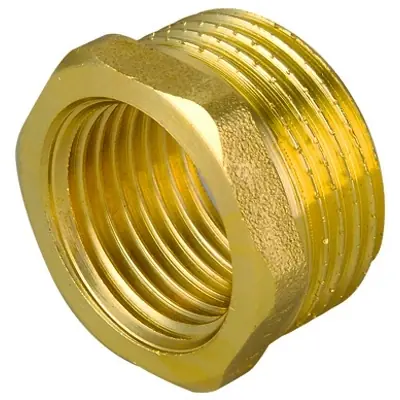 Actieprijs RIDUZIONE MF IN OTTONE GIALLO. Misura 1" 1/4 x 1"