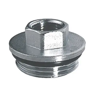 Voordeelprijs RIDUZIONE TERMINALE CROMATA PER COLLETTORI (FAR). Misura 1" x 3/8