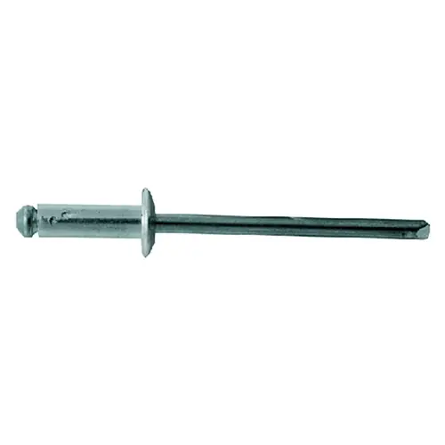 RIVETTO A STRAPPO IN ALLUMINIO mm 3,4 x 9 - pz. 60. Modello mm 3,4 x 9 - pz. 60 Populair