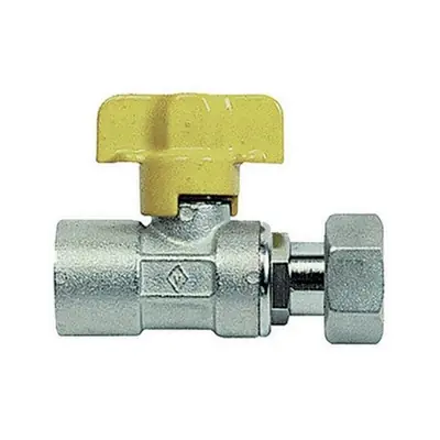 Gereduceerde Prijs RUBINETTO A SFERA PER GAS FF CON BOCCHETTONE. Misura 3/4 x 1/2 DN 15