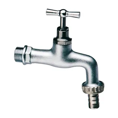 Koop Online RUBINETTO PORTAGOMMA IN OTTONE CROMATO/SABBIATO. Misura 1/2" (DN 15)