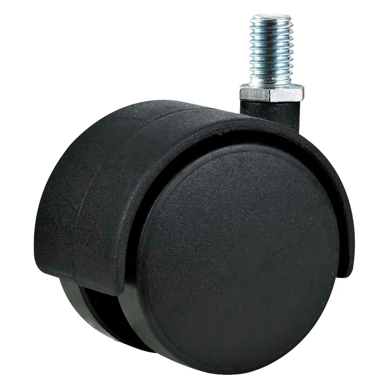 RUOTA PER MOBILI DOPPIA ø 50 - perno MA10 - capacità kg 30 - pz 2 BL. Modello ø 50 - perno MA10 - capacità kg 30 - pz 2 BL Dagaanbieding