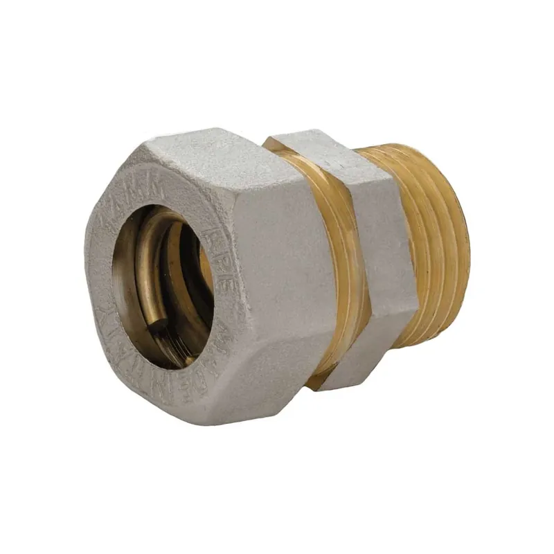 Raccordo Diritto Maschio a Compressione O-Ring Tubo Rame APE Ø16 x 3/4 Nieuw