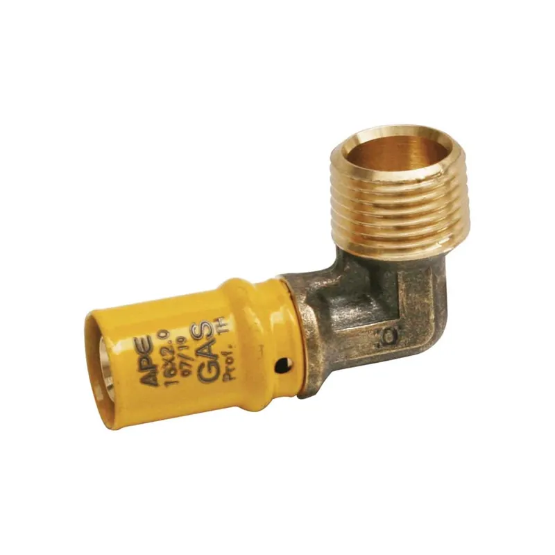 APE Raccordo a Pressare Curvo Maschio Multistrato Gas 3/4 x Ø26 Veilige Betaling