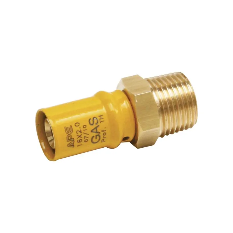 APE Raccordo a Pressare Diritto Maschio Multistrato Gas 3/4" x Ø26 Uitverkoop