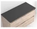 Hoge Kwaliteit Ripiano in melanima per mobile DUP da 120cm. Combinazione da 120Cm