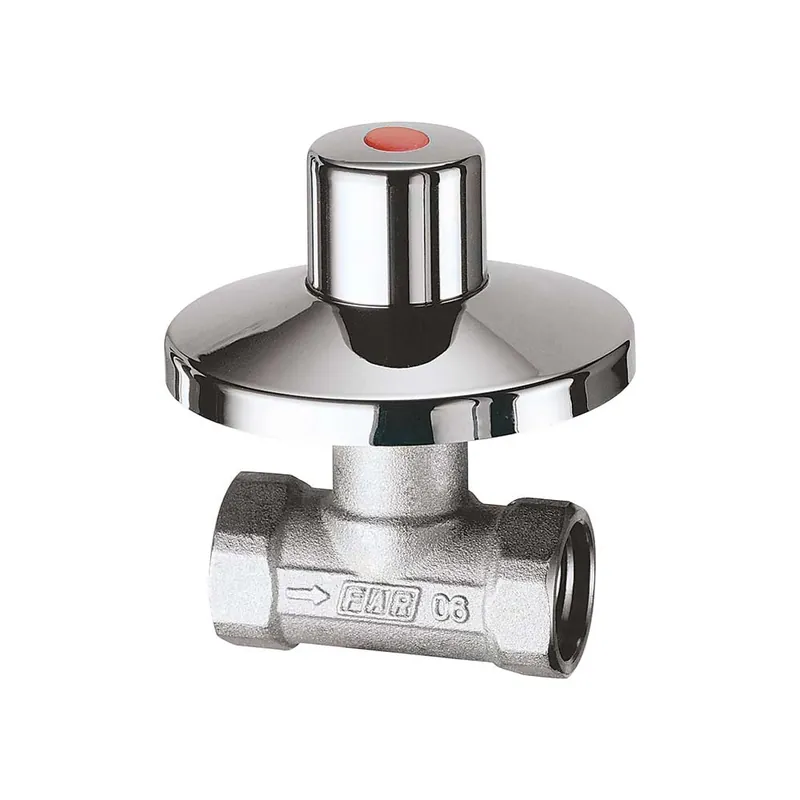 FAR Rubinetto Incasso Ottone con Rosone 1/2 F/F - Qualità Garantita Koop Online