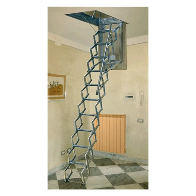 Beperkt Aanbod SCALA A PANTOGRAFO A SOFFITTO cm70x 90xH.mt 3 - 11 gr. Modello cm70x 90xH.mt 3 - 11 gr.