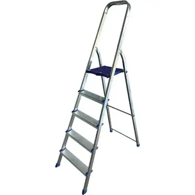 Aanbieding SCALA LIBRETTO TITAN SICOS. Modello ALLUMINIO/POLIPROPILENE GRADINI 7 H.CM 154