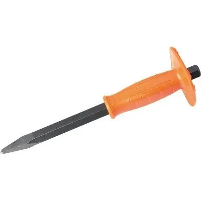 SCALPELLO MURATORE A PUNTA + SALVAMANO 2550 WOKIN. Modello ACCIAIO FORGIATO MM 300X18X4 255012 Voordeelprijs