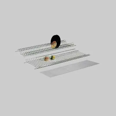 Veilige Betaling SCOLAPIATTI CROMATO IN KIT. Modello SCOLAPIATTI CROMATO IN KIT 86 cm