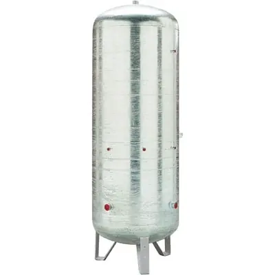 Aanbieding SERBATOIO ZINCATO PER ACCUMULO VERTICALE SENZA C.E. Modello Lt 100
