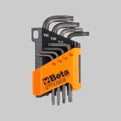 Betaalbaar SERIE CHIAVI MASCHIO PIEGATE TORX ART. 97TX/SC8 BETA