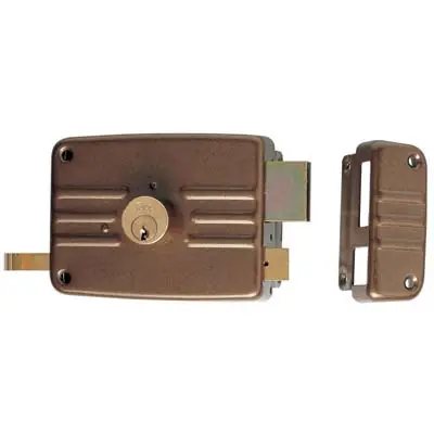 Betrouwbaar SERRATURA LEGNO APPLICARE 430 ISEO. Modello C.TONDO FISSO M2+TIRANTE E.MM 50 SX