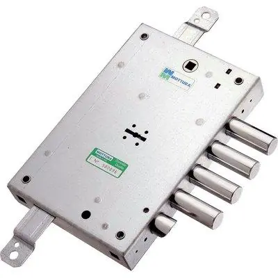 Beperkt Aanbod SERRATURA METALLO APPLICARE 52571 MOTTURA. Modello DM M4 TRIPL+SCR IP.MM 28 E.MM 63 SX
