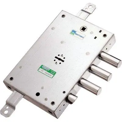 Actieprijs SERRATURA METALLO APPLICARE 52571 MOTTURA. Modello DM M4 TRIPL+SCR IP.MM 37 E.MM 60 SX