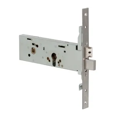 Beperkt Aanbod SERRATURA METALLO INFILARE 56357 CISA. Modello B.Q INOX F.MM 22 F.SAG.TRIP+SCR+Q8 H.MM 64 E.MM 90