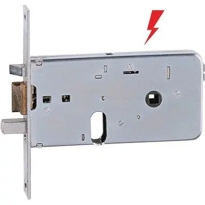 Beperkte Voorraad SERRATURA METALLO INFILARE ELETTRICA 550 ISEO. Modello B.Q ZINC F.MM 20 F.OVALE M2+SCR H.MM 76 E.MM 70