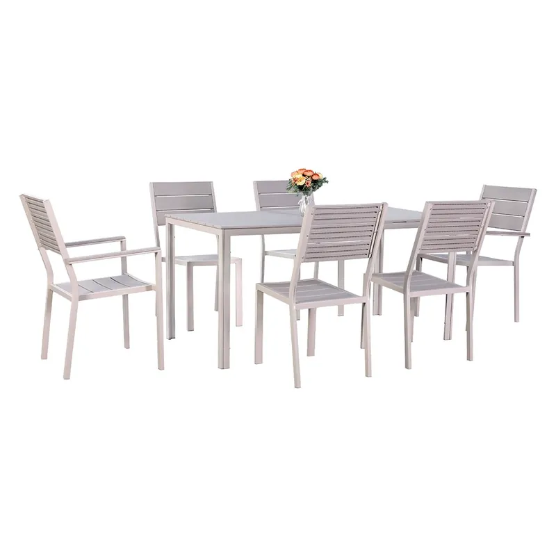 Gratis Retour SET GIARDINO IN ACCIAIO ‘ASSOS‘ colore beige