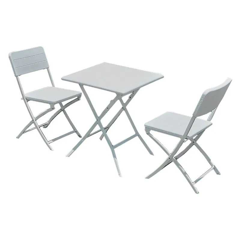 Snelle Levering SET GIARDINO IN POLIETILENE ALTA DENSITA ‘OLIENA‘ colore bianco