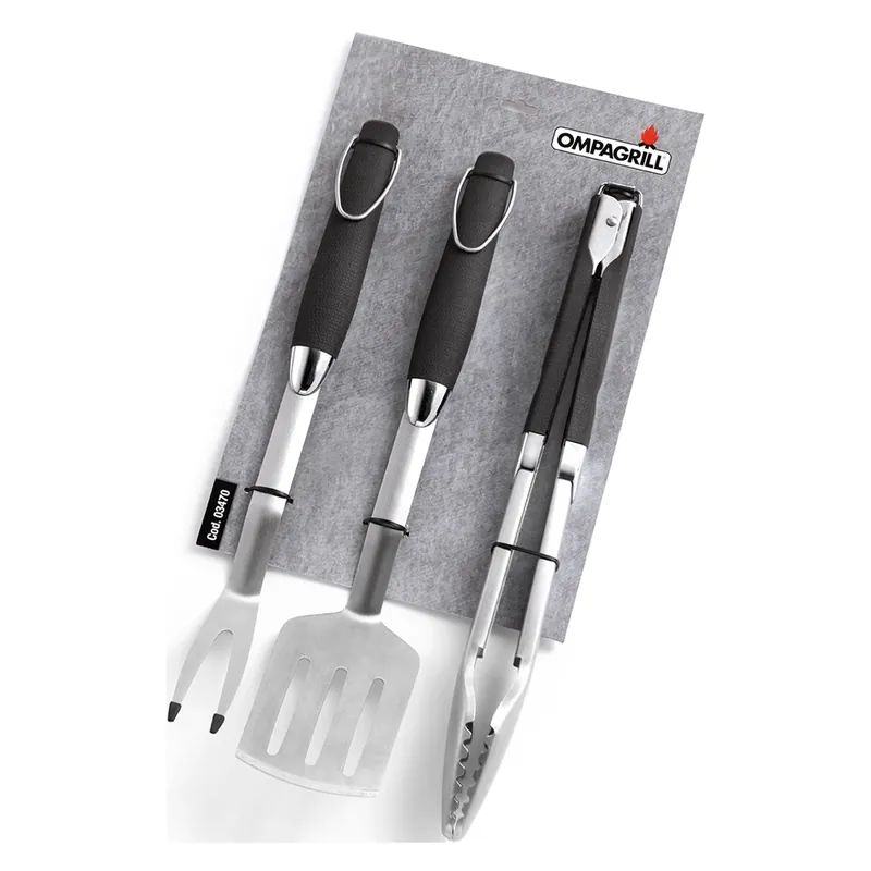 Gratis Retour SET PER BARBECUE 3 pezzi