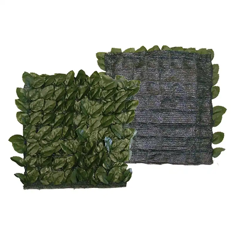 SIEPE ARTIFICIALE ‘FOGLIE DI LAURO CON RETE‘ mt 1,5 x 20. Modello mt 1,5 x 20 Snelle Levering