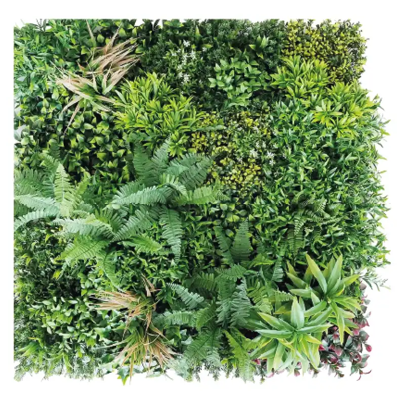 Premium SIEPE ARTIFICIALE A PANNELLO QUADRATO ‘JUNGLE‘ mt 1 x 1