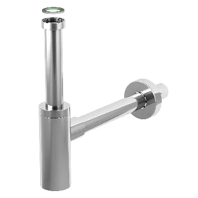 Betaalbaar SIFONE D‘ARREDO PER LAVABO INOX MATER. Misura 1"1/4 x 32 Finitura Nero Opaco