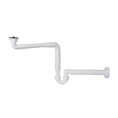 SIFONE IN PP CREA SPAZIO AD "S" PER LAVABO SENZA PILETTA Premium