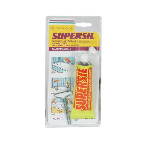 Exclusieve Aanbieding SIGILLANTE SILICONICO SUPERSIL. Misura 60 ml - Bianco