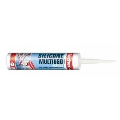 SILICONE MULTIUSO ACETICO. Modello Bianco Snelle Levering