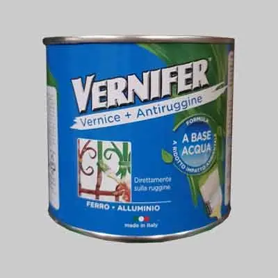 Beperkt Aanbod SMALTO ANTIRUGGINE ALL‘ACQUA ‘VERNIFER‘ BRILLANTE. Modello Ml. 500 - marrone brillante (4601)