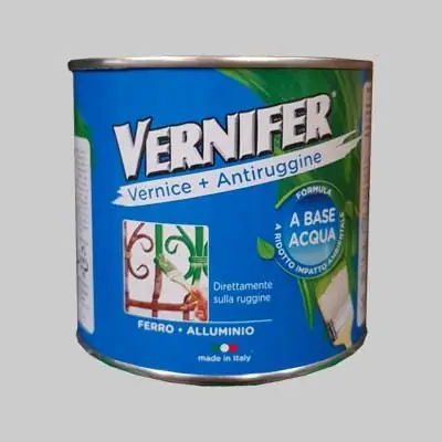 Beperkte Voorraad SMALTO ANTIRUGGINE ALL‘ACQUA ‘VERNIFER‘ SATINATO. Modello SMALTO ANTIRUGGINE ALL‘ACQUA ‘VERNIFER‘ SATINATO 500 ml - Bianco