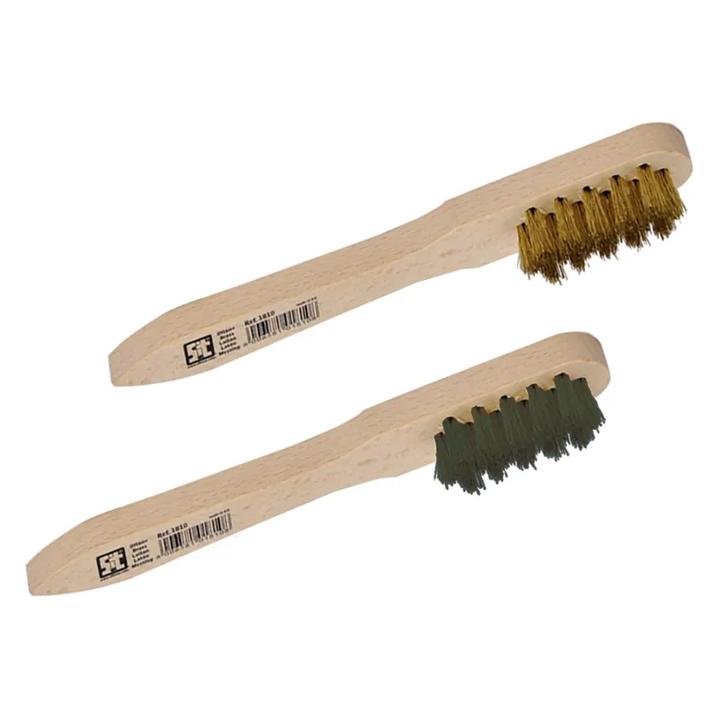 Beperkte Voorraad SPAZZOLA A MANO PER CANDELE mm 150x35 - fili acciaio Ø mm 0,15. Modello mm 150x35 - fili acciaio Ø mm 0,15