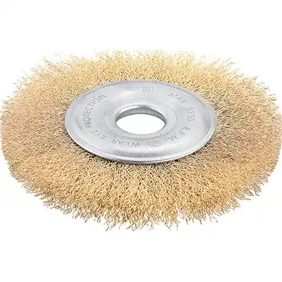 SPAZZOLA ACCIAIO CIRCOLARE + FORO 770505 WOKIN Nieuw