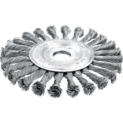 Exclusieve Aanbieding SPAZZOLA ACCIAIO RITORTO + FORO 7706 WOKIN. Modello MM 175 F.MM 22,2 770607