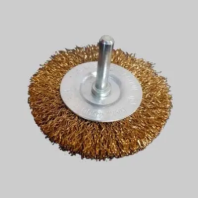 SPAZZOLA CIRCOLARE IDEAL STAR CON GAMBO. Modello SPAZZOLA CIRCOLARE IDEAL STAR CON GAMBO Ø 50 mm Bestel Nu