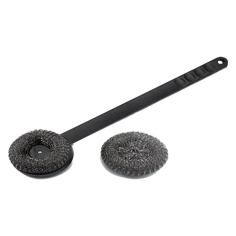 SPAZZOLA PER GRIGLIE CON SPUGNA ACCIAIO cm. 45 Koop Vandaag