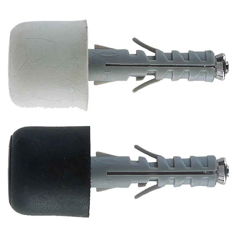 TASSELLO CON FERMAPORTA "SB 9/12" Ø 9 x 40 mm - bianco. Modello SB 9/12 Ø 9 x 40 mm - bianco Koopje