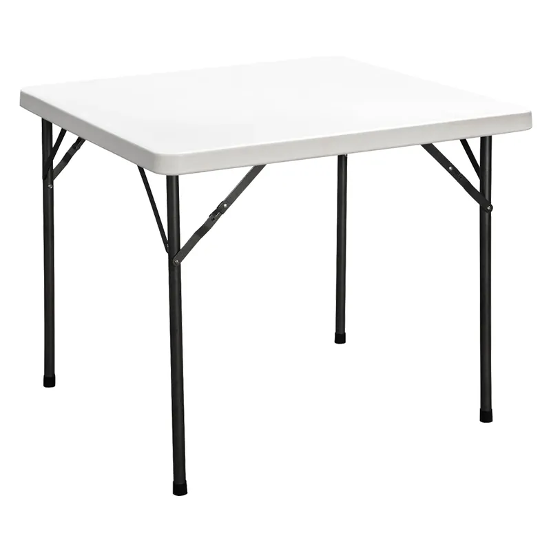 TAVOLO QUADRATO PIEGHEVOLE ‘PARTY‘ cm 87 x 87 x h. 74 - colore bianco Beste Prijs