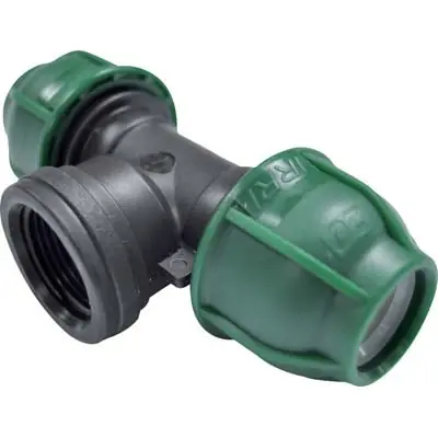 Flitsaanbieding TEE A COMPRESSIONE FILETTO FEMMINA PN10. Modello MM 25X3/4F