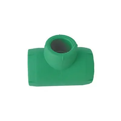 Beperkte Voorraad TEE RIDOTTO A 90° LISCIO IN POLIPROPILENE. Misura Diam. 50 x 20 x 50